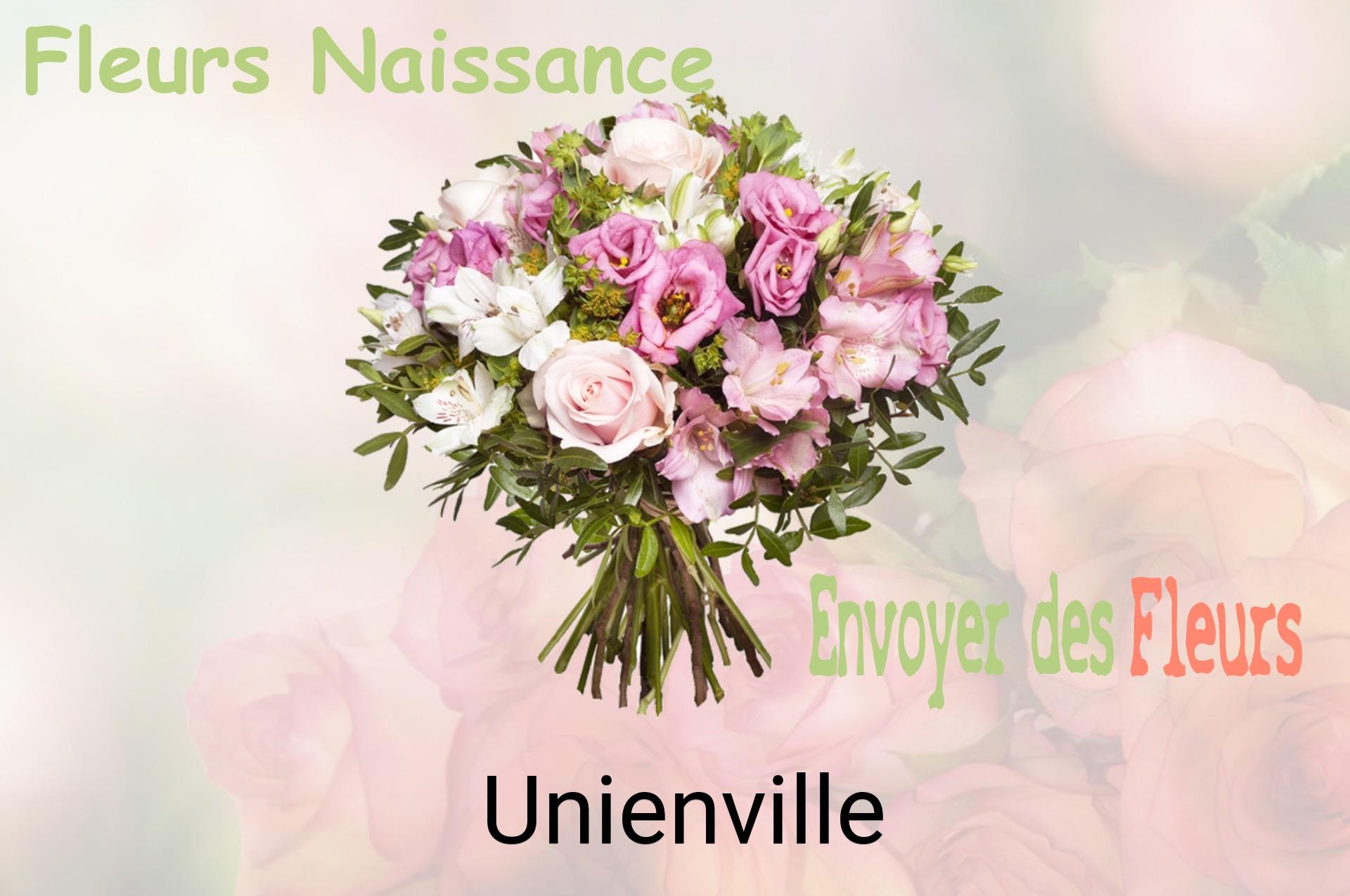 Bouquet de fleurs de naissance livré à Unienville